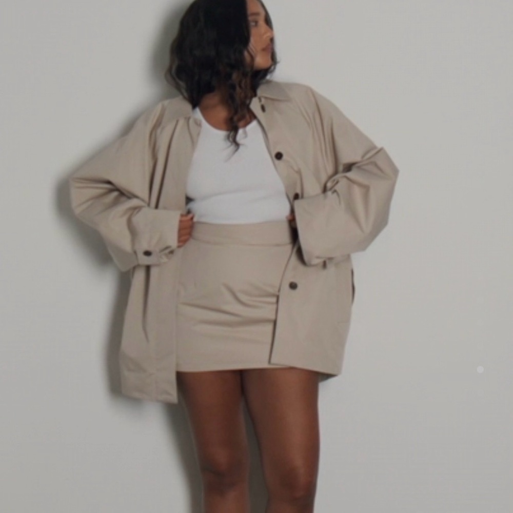NWT KHY Cream Mini Skirt - Picture 2 of 10